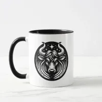 Horoscope Sign Taurus Symbol and Traits Mug