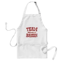 Team Bacon Funny Breakfast Slogan Adult Apron