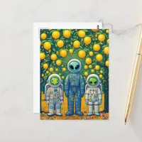 The Aliens in a Lemon Grove Postcard