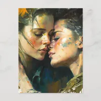 Two Women In Love Postcard