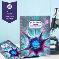 "On My Last Nerve" Humorous Science Biology Notebook