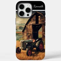 Tractor Resting By A Barn iPhone 16 Pro Max Case