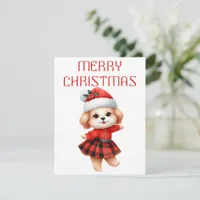 Dancing Puppy - Christmas Card