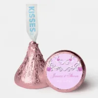 Pink Vintage Romantic Classic Floral Wedding Hershey®'s Kisses®