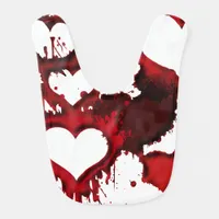 Bloody Hearts Baby Bib