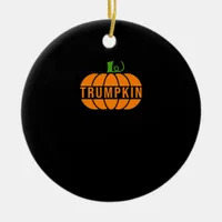 Trumpkin Pumpkin Ceramic Ornament