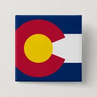 Colorado State Flag Button