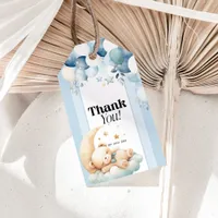 Thank You Blue Boy Baby Shower Gift Tags