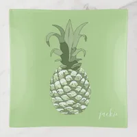 Pineapple Green ID239 Trinket Tray