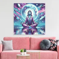 Relaxing Meditation Space and Reflection Canvas Print