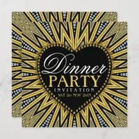 Amazing Love Energy Dinner Party Invitations