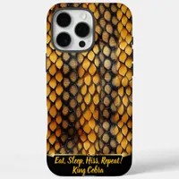 Captivating patterns of shed snakeskin in nature iPhone 16 pro max case