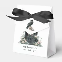 RIP to My XXs Gothic Raven Milestone Birthday Favor Boxes