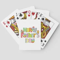 Happy Father's Day deck of Bicycle cards