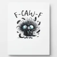 F-Caw-F Classic Retro Style Plaque