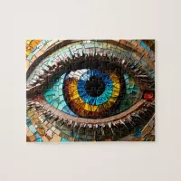 Beautiful Mosaic Eye  Jigsaw Puzzle