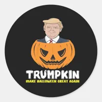 Trumpkin Make Halloween Great Again Classic – Sati Classic Round Sticker