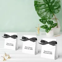 Personalized Bride & Groom Wedding Tent Favor Box