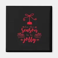 Christmas Calligraphy - Tis The Season Magnet