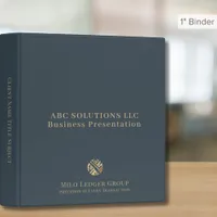 Simple Elegant Custom Logo Presentation Binder