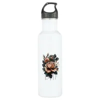 Fairy Aesthetic Goblincore And  Cottagecore Mushro Stainless Steel Water Bottle