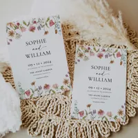 Garden Party Wedding Invitation