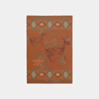 Southwest Canyons Deer and Bobcat Petroglyphs 3x2 Rug