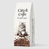 Adorable Cat and Coffee 3