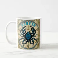 Cancer astrology sign coffee mug