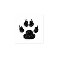 Personalized Address Puppy Paw Rubber Stamp