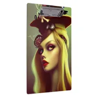 Steampunk Lady Clipboard