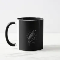 Crow, F-Caw-F Funny Bird Moon Gothic Adult Humor T Mug