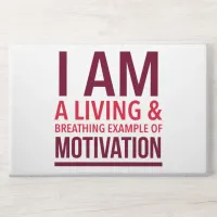 Typography Self Motivation HP Laptop Skin