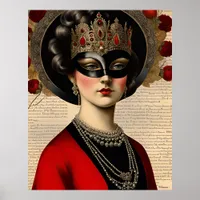  Masquerade  Woman Poster