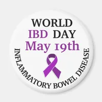 World IBD Day Awareness Ribbon  Magnet