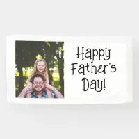 Personalized Happy Father's Day Photo Banner