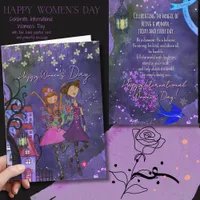 Playful International Women’s Day Celebration Card