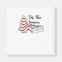 Tis The Season Funny Tree Christmas  Magnet