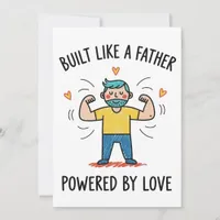 Build Like a Father, Powered By Love Father's Day Invitation