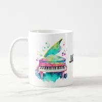 Personalized Grand Piano Mug – Custom Name 