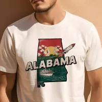 Retro Travel Iconic Alabama Graphic T-Shirt