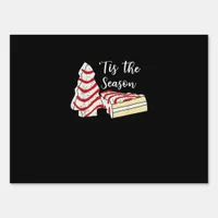 Tis Season Christmas Tree Costume Funny Graphic Sign