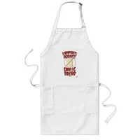 Vampires Hate Garlic Bread Funny Halloween  Long Apron