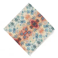 Vintage Snowflakes Pattern - Bandana