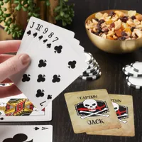 Personalized Jolly Roger (Cutlass)  Poker Cards