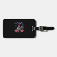 F Caw F Funny Chicken Classic Simple Clean Style Luggage Tag