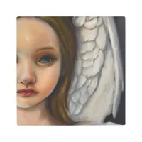 Sweet Angel Girl  Metal Print