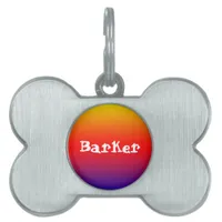 Spectrum of Horizontal Colors -1 Pet ID Tag