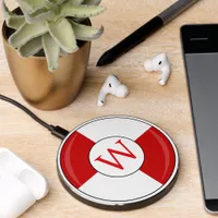 Cruise Ship Lifebelt Monogram Wireless Charger