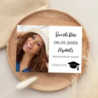 Simple modern photo Graduation Save The Date